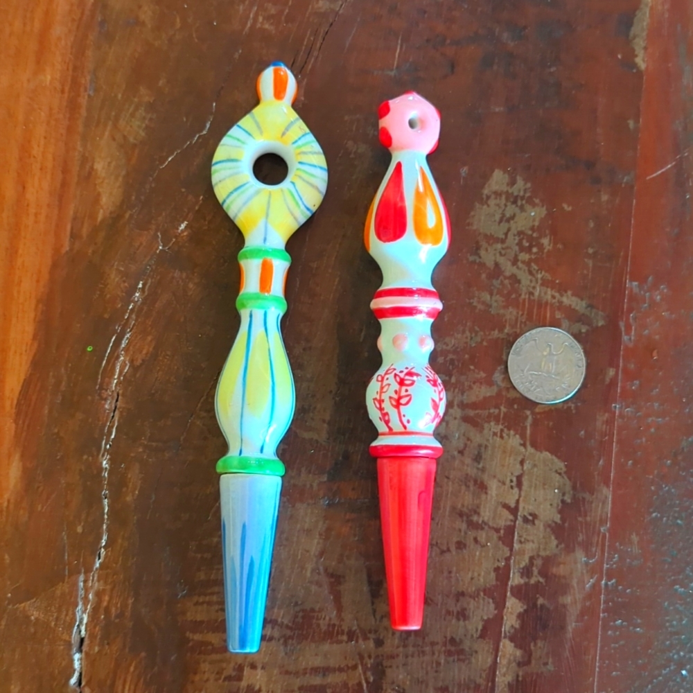 Anthropologie ceramic wine stoppers